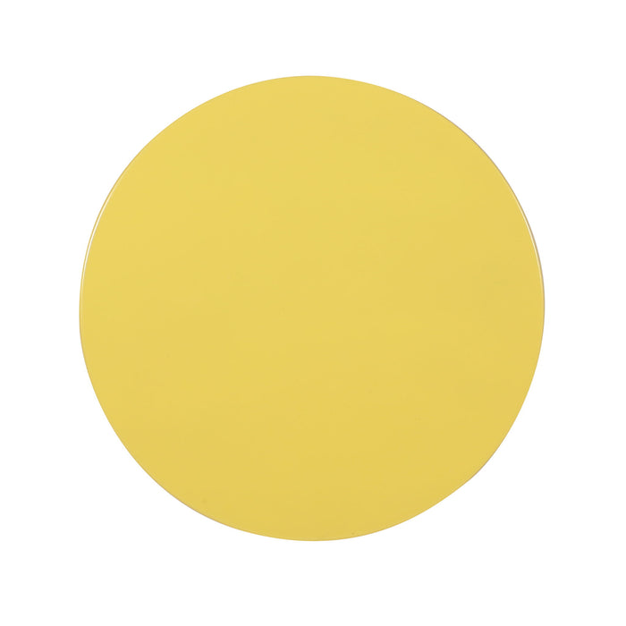 Outdoor Metal Large End Table, Modern Design