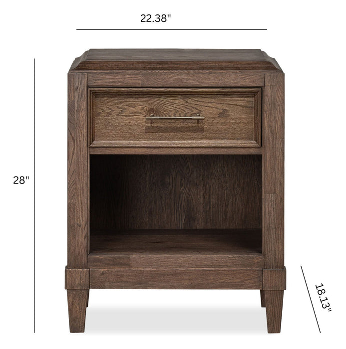 Groveland Park - Open Nightstand - Antique Coffee