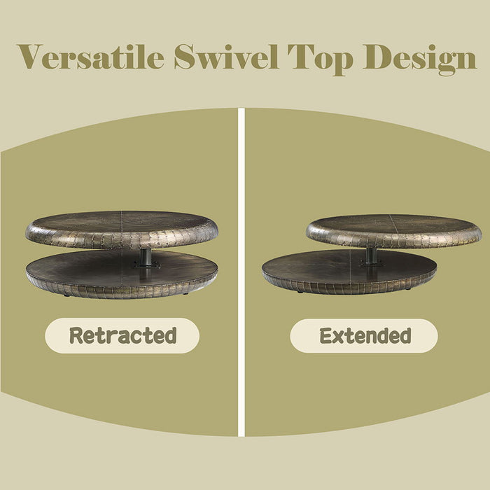 Brancaster - Coffee Table - Bronze Aluminum