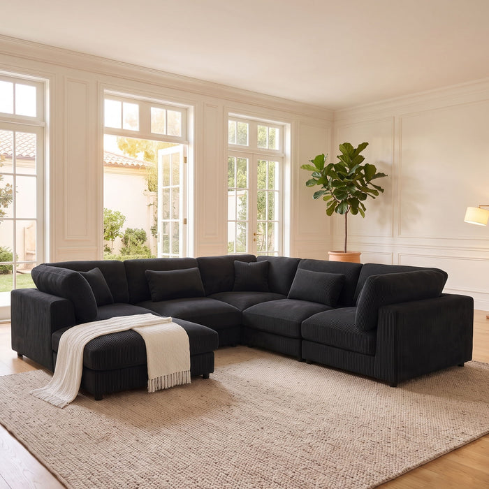 Upholstered Modular Sectional & Custom Configuration