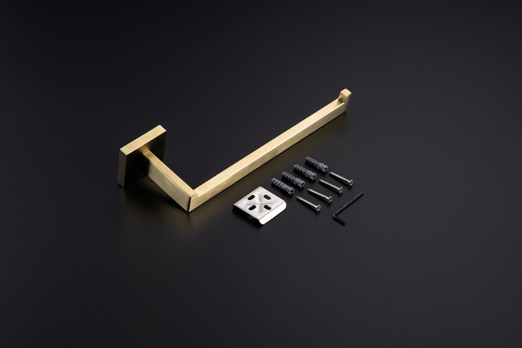 4 Piece Bathroom Hardware Set - Gold