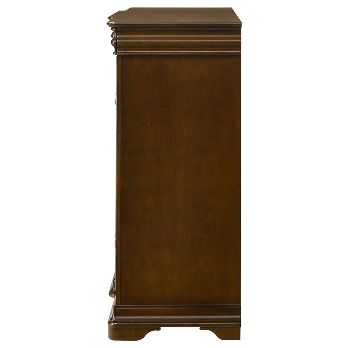 Leonide - 9 Drawer Dresser - Cherry
