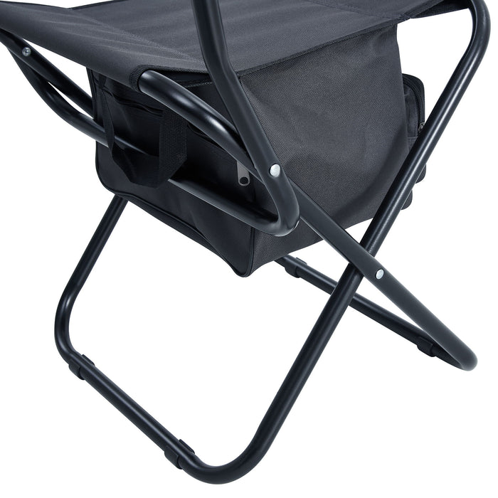 Folding Outdoor Chairs With Storage Bag, Portable Chair For Indoor, Outdoor Camping, Picnics And Fishing