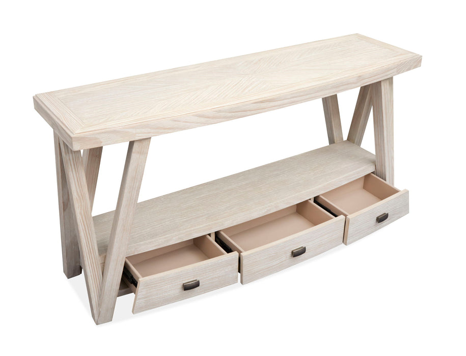 Bostwick - Rectangular Sofa Table - Coconut Cream