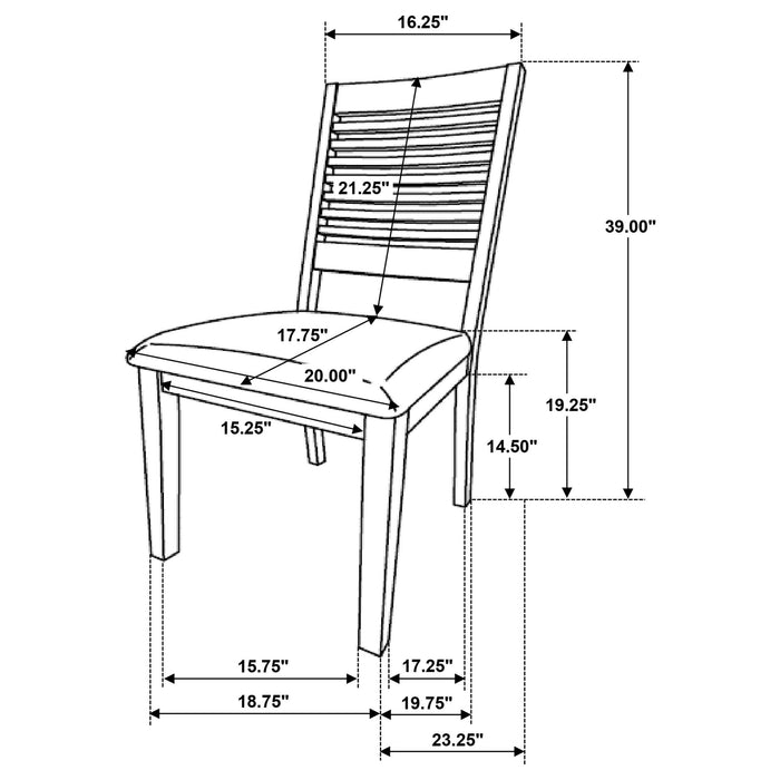 Malvika - Dining Side Chair (Set of 2) - Brown