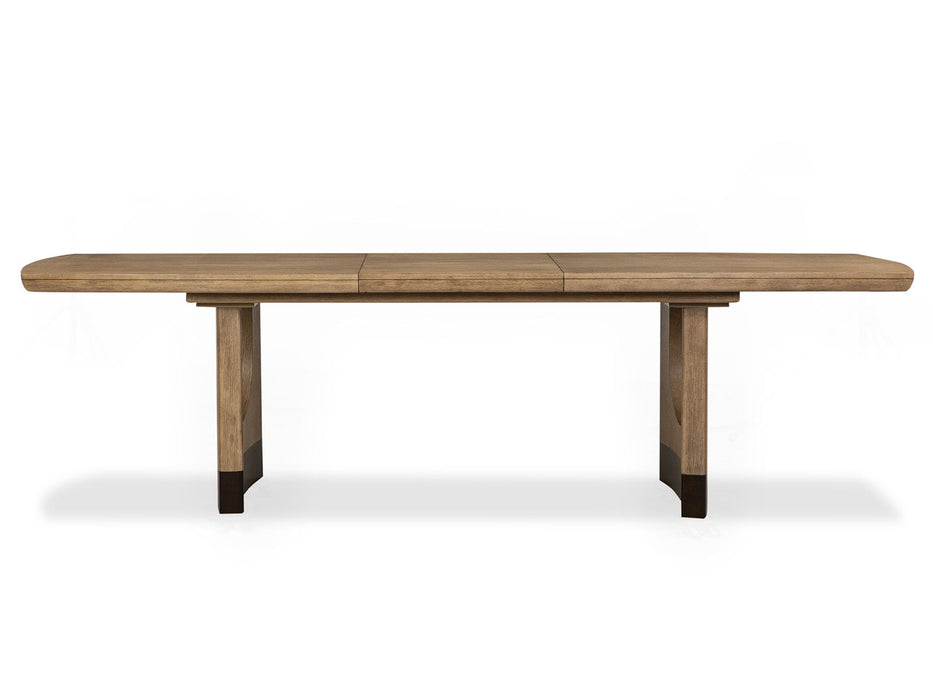 Tristan - Extendable Trestle Dining Table - Swiss Coffee