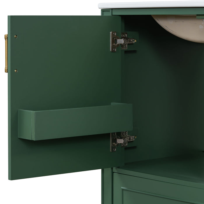 Traditional Bathroom Vanity Set With Soft Close Doors