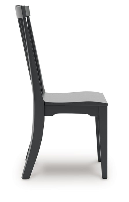 Brenkerton - Dining Room Side Chair (Set of 2) - Black