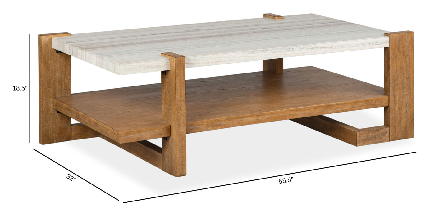 Carrington - Rectangular Cocktail Table Set