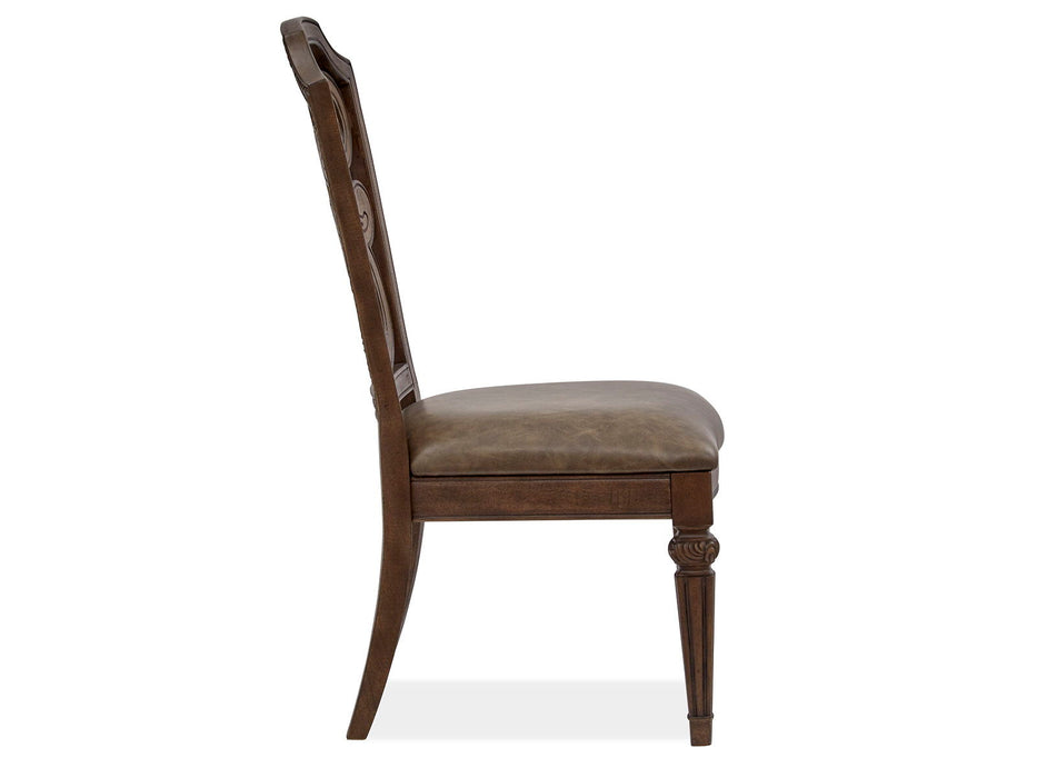 Durango - Wood Dining Side Chair With Upholstered Seat (Set of 2) - Willadeene Brown