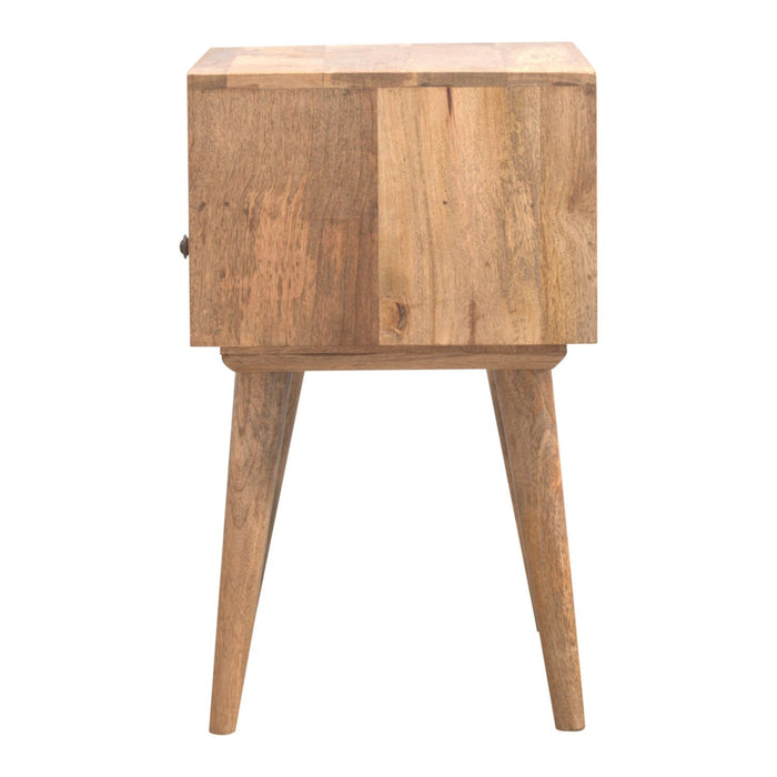 Nightstand With Open Slot - Oak