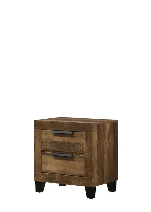 Morales - Nightstand - Rustic Oak