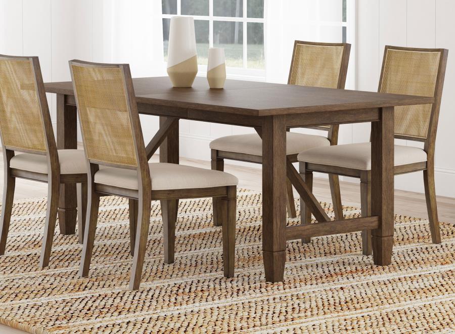 Matisse - Rectangular Wood Dining Table - Dark Brown