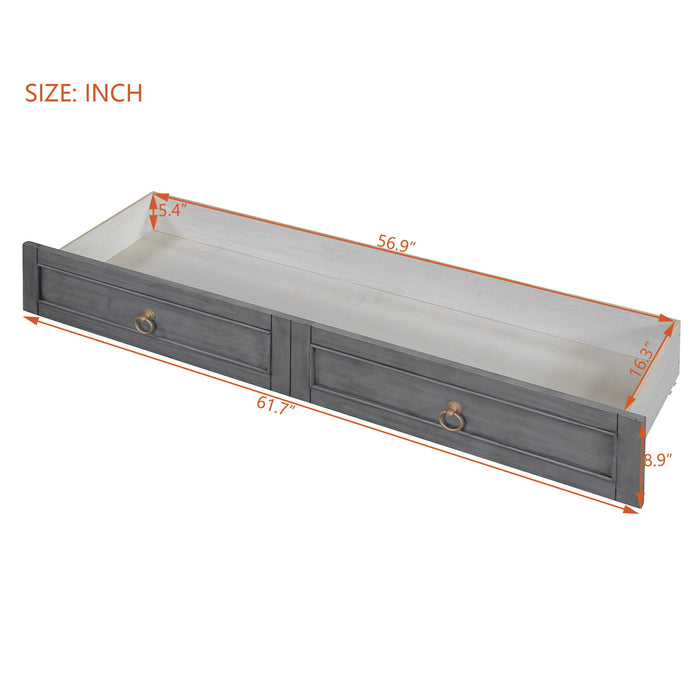 Murphy Bed With Large Drawers And Stylish Design