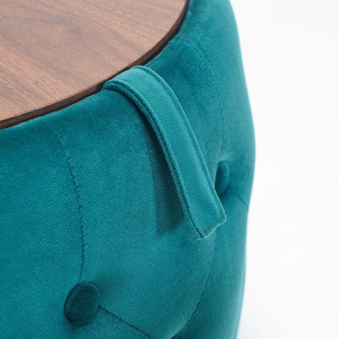 Nesting Ottomans 2 Piece With Tray, 4 In 1 Function