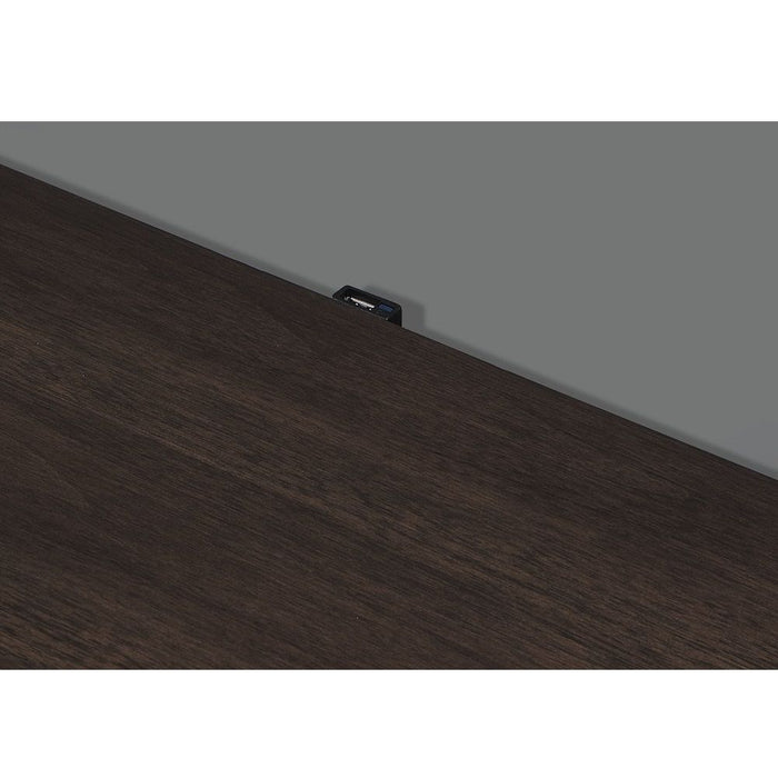 Carena - Nightstand With USB - White & Brown
