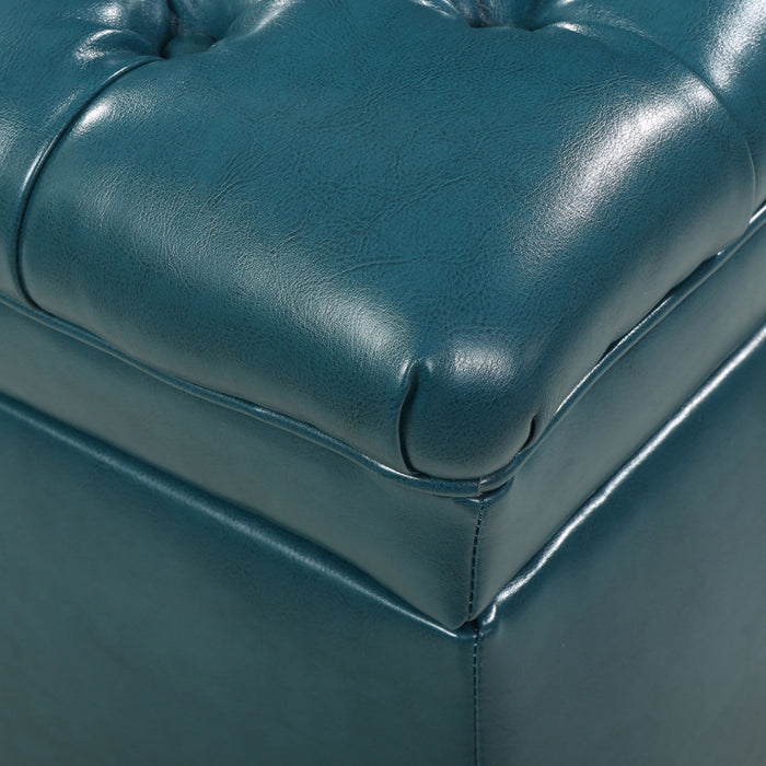 Juliana - Storage Ottoman With Birch Legs