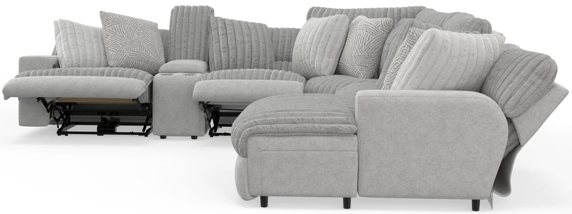 Abraxas - 6 Piece Reclining Sectional