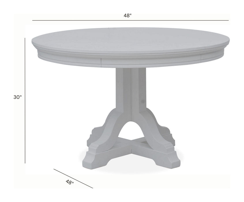 Charleston - Extendable 48" Round Dining Table Set