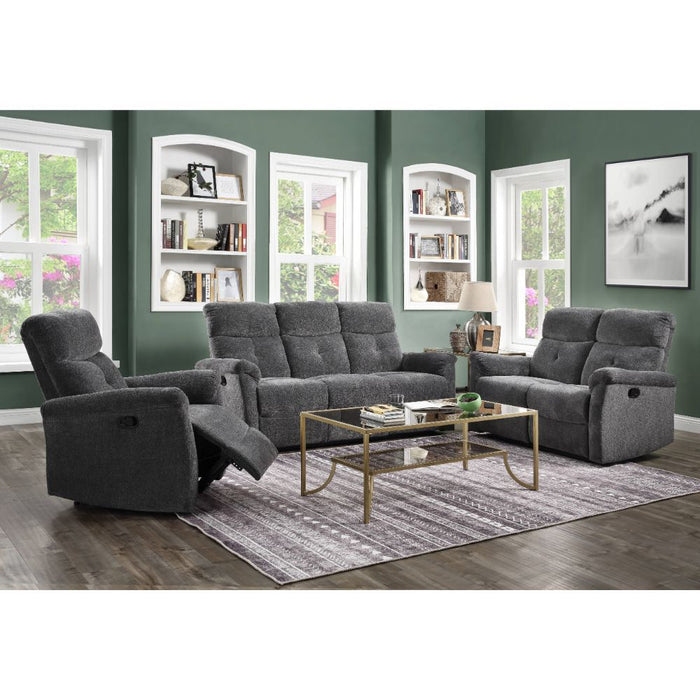 Treyton - Motion Sofa - Gray Chenille