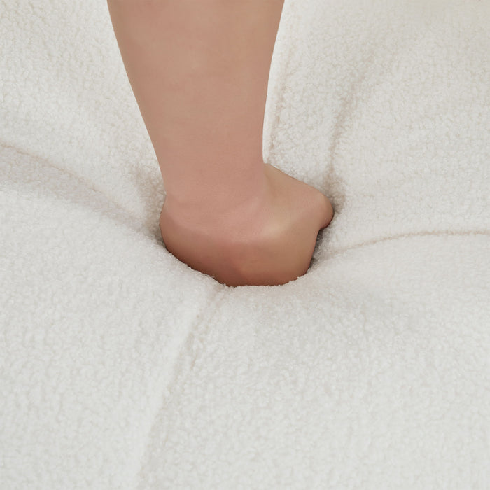 360° Swivel Chair Upholstered Accent Barrel Chair With Adjustable Headrest