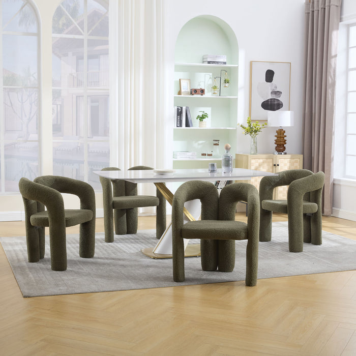 Coolmore Contemporary Designed Accent / Dining Chair With Armrests