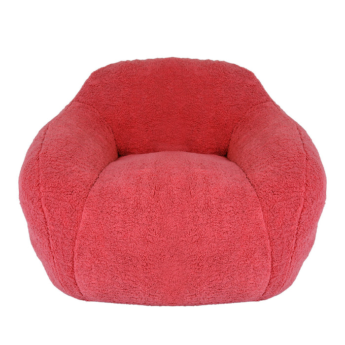 Giant Bean Bag Chair, Spacious Memory Foam With Armrests