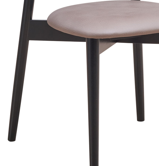 Lanae - 5 Piece Dining Room Set - Natural / Black