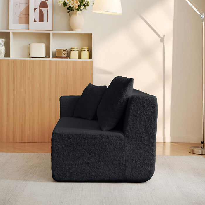 Modular Cloud Sectional Couch With L Shape Chaise, Deep Seat