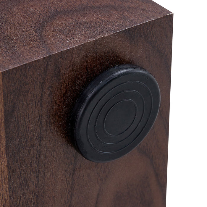 Luxurious Wood Grain Coffee Table Elegant Design For Living Room - Walnut