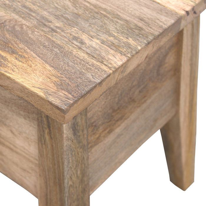Lid Up Storage Bench - Oak