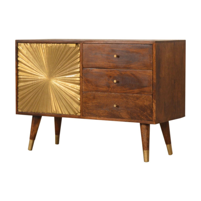 Manila - Sideboard, 3 Drawer - Chestnut