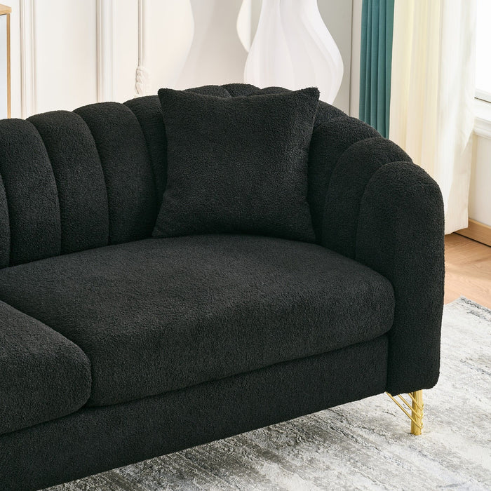 Oversized Sofa, Deep Tufted Couch