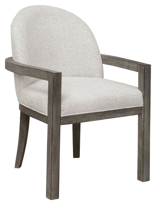 Anderson Park - Upholstered Host Chair - Moose Trail / Frontier Brown