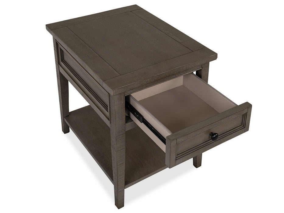 Paxton Place - Rectangular End Table - Dovetail Grey