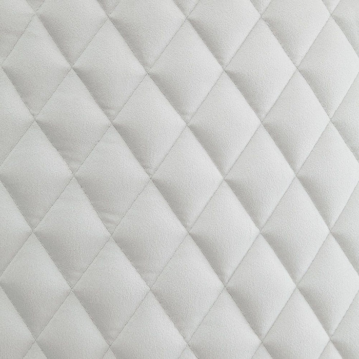 Zazie - Side Chair Set of 2) - White Velvet & Gold