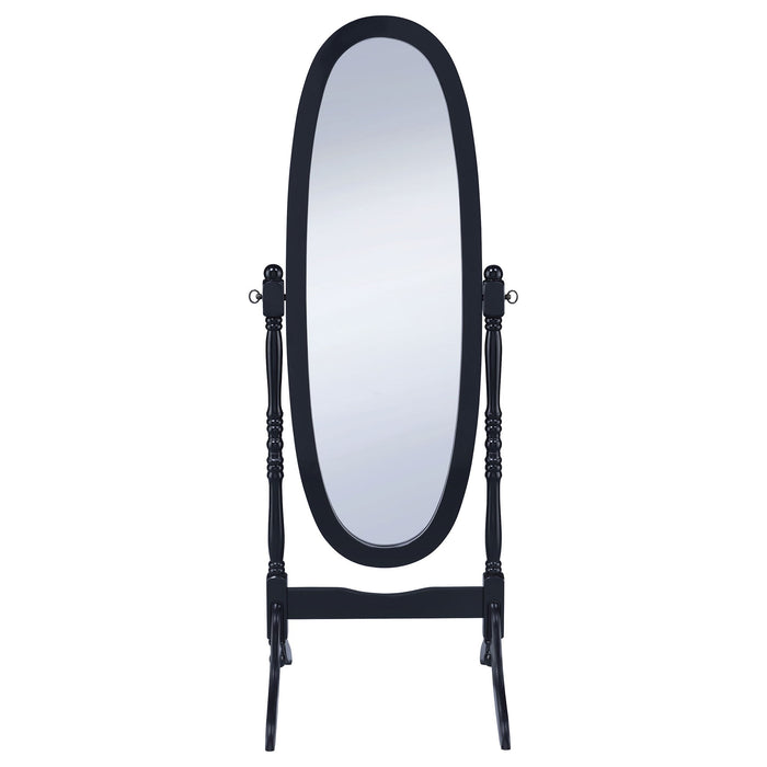 Dunne - Cheval Mirror With Oval Frame