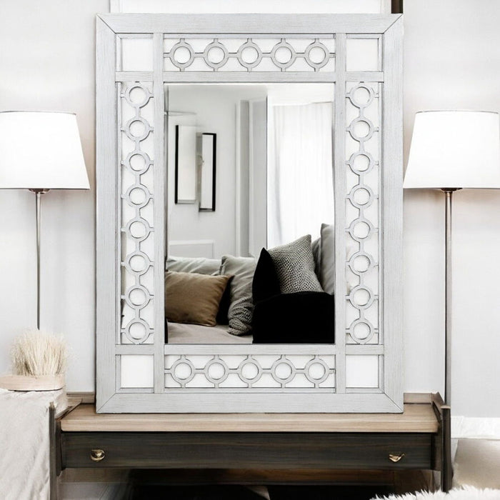 Varian - Mirror - Mirrored & Antique Platinum