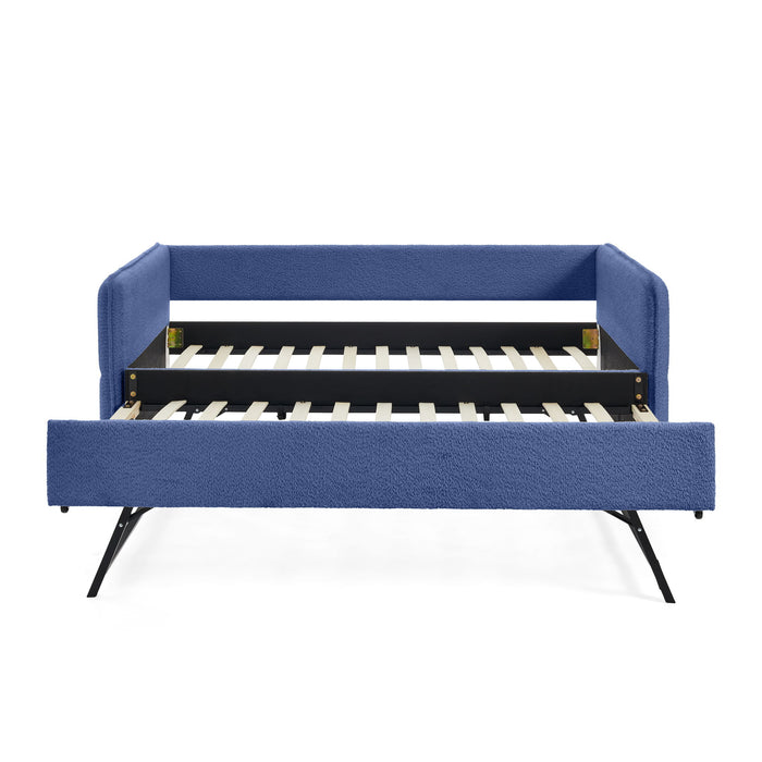 Upholstered Daybed With Pop Up Trundle