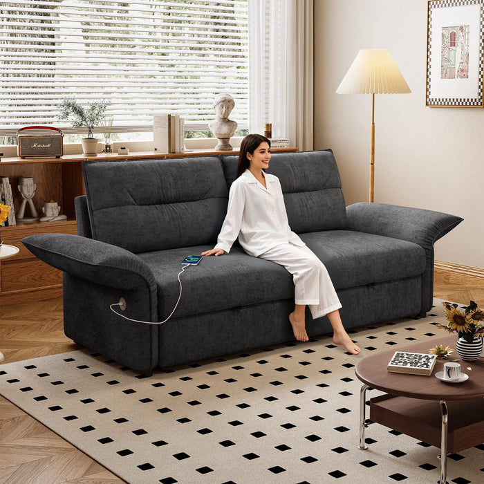 Sofa Bed With Convertible Design, Living Room Furniture