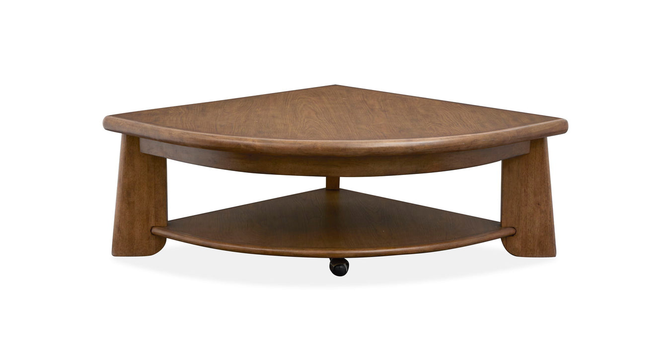 Tanner - Pie Shaped Lift Top Cocktail Table Set