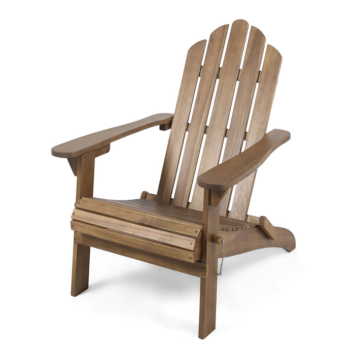 Aurascape - Outdoor Acacia Wood Foldable Adirondack Chair