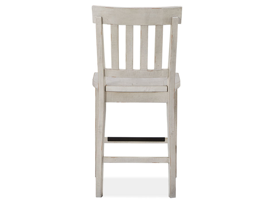 Bronwyn - Counter Chair (Set of 2) - Alabaster