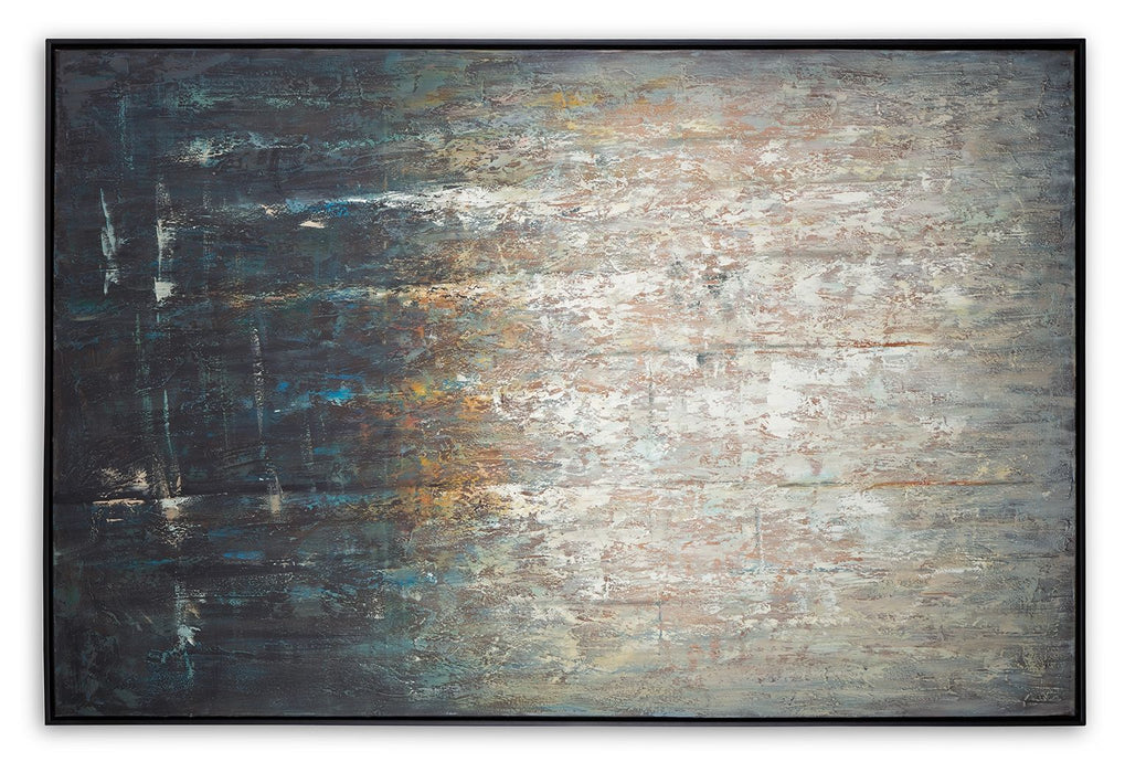 Montgain - Wall Art - Tan / Black