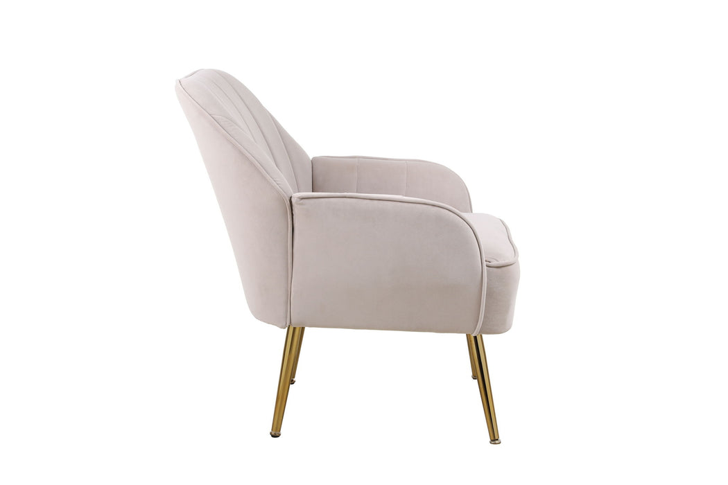 Modern Mid-Century Chair Tufted Sherpa Armchair For Living Room Bedroom Office