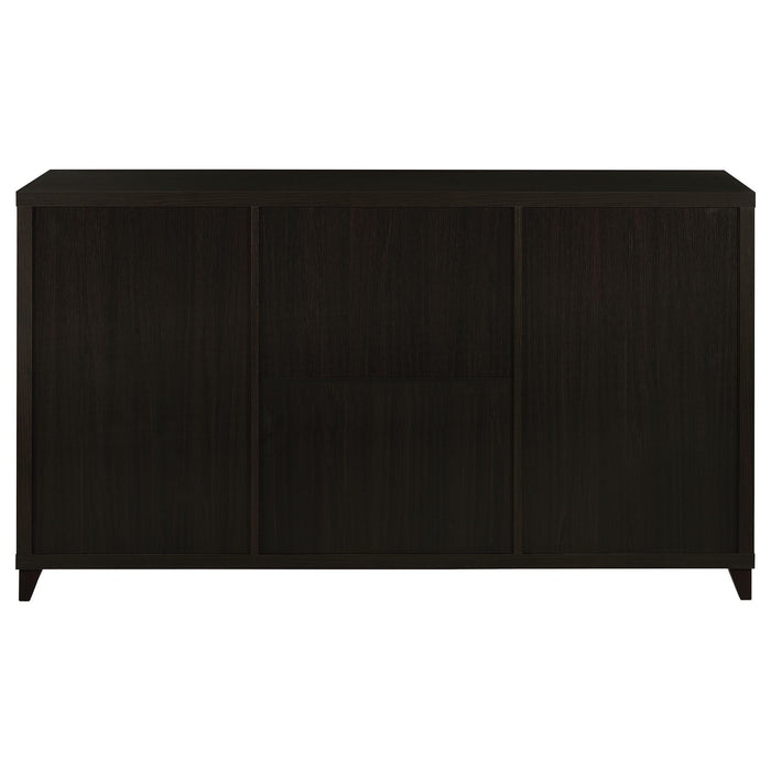 Lewes 2-door Engineered Wood 60-inch TV Stand Cappuccino
