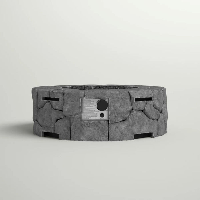 Fiber Reinforced Outdoor Fire Pit - Stone Gray