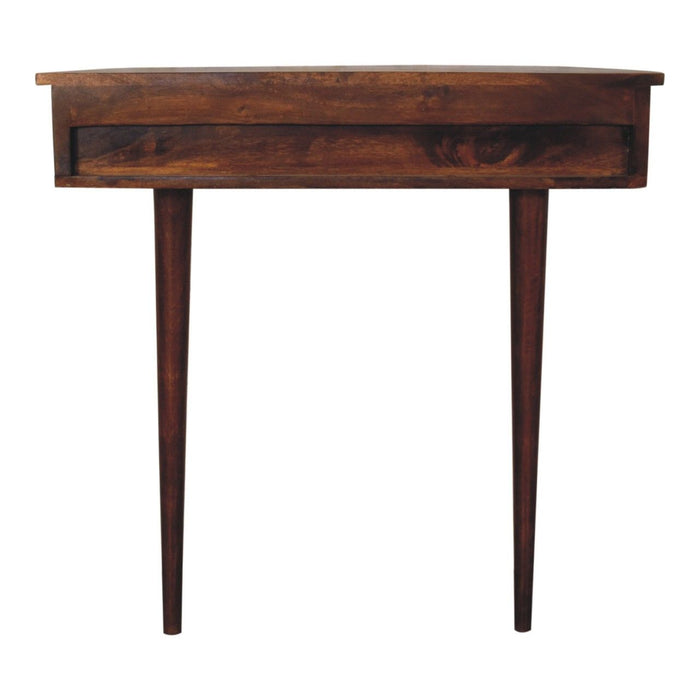 Backless Mounted Console - Brown