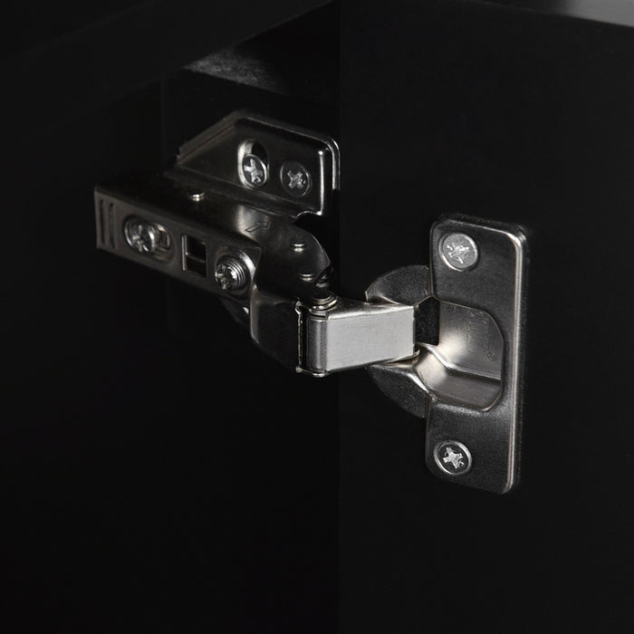 Elegant Bathroom Vanity With Ceramic Sink, Soft Close Door, Adjustable Shelf