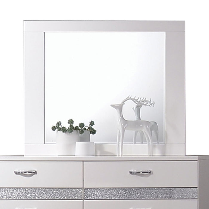 Naima II - Mirror - White High Gloss